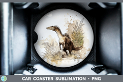 GorgeousDinosaur Sketch Car Coaster design.