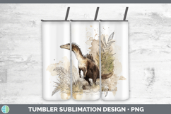 GorgeousDinosaur Sketch Tumbler design.