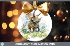 GorgeousDinosaur Sketch Ornament design.