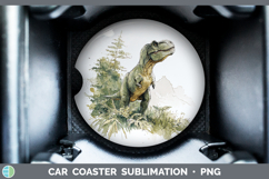 GorgeousDinosaur Sketch Car Coaster design.
