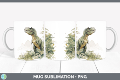 GorgeousDinosaur Sketch Mug Wrap design.