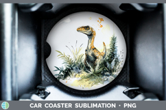 GorgeousDinosaur Sketch Car Coaster design.