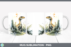 GorgeousDinosaur Sketch Mug Wrap design.