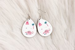 Dinosaurs Teardrop Earring Sublimation Designs | Set 8 Product Image 3