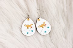 Dinosaurs Teardrop Earring Sublimation Designs | Set 8 Product Image 8