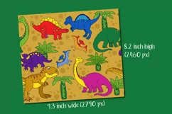 seamless dinosaur skinny tumbler wrap sublimation