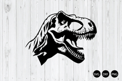 Dinosaur Head SVG, T rex Head SVG, Dinosaur SVG Product Image 1