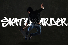 Dirty Lizard | Monoline Graffiti Webfont for Urban Street Product Image 2