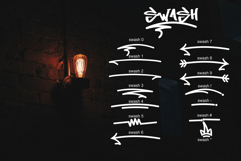 Dirty Lizard - Monoline Tagging Graffiti Font Product Image 5