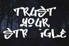 Dirty Lizard - Monoline Tagging Graffiti Font Product Image 7