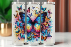 Tumbler Wrap 20 oz - watercolor butterfly Product Image 1