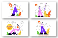 6 World Disabilities Day Illustration Product Image 2