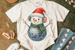 Christmas Snowman PNG, Winter PNG, Holiday PNG, Santa PNG Product Image 3