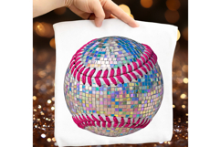 Disco Baseball PNG, Glitter Baseball Png Product Image 1