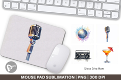 Disco Diva Mom Mouse Pad Product Image 1