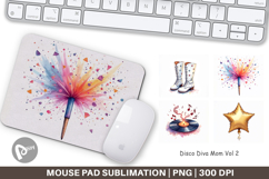 Disco Diva Mom Mouse Pad Product Image 1