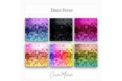 Disco Fever Digital Paper, Groovy Retro Textures JPG Product Image 3