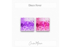 Disco Fever Digital Paper, Groovy Retro Textures JPG Product Image 6