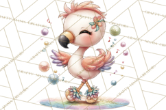 Disco Party Animals Clipart Retro Funky PNG Product Image 4