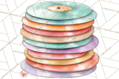 Disco Party Animals Clipart Retro Funky PNG Product Image 2