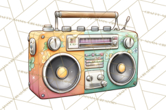 Disco Party Animals Clipart Retro Funky PNG Product Image 4