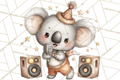 Disco Party Animals Clipart Retro Funky PNG Product Image 3