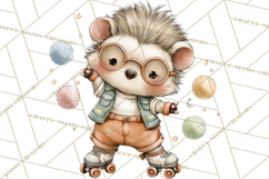 Disco Party Animals Clipart Retro Funky PNG Product Image 4