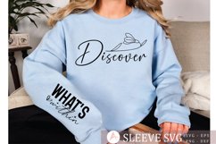 Discover Sleeve SVG Design, Encouragement SVG Product Image 1