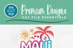 Commemorate your unforgettable Maui Hawaii adventure with this versatile Palm Tree SVG. Easily design charming shirts and tote bags using Cricut and Silhouette, adding a touch of flair to your cherished travel souvenirs.
