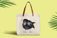 Watercolor Cute Procreate Garden Birds Clip Art Collection Product Image 2