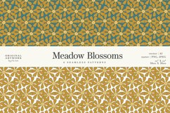 Meadow Blossoms, Digital Paper Pack, Repeat Patterns Product Image 7