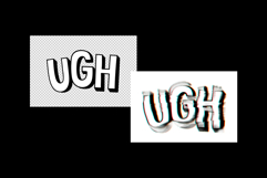 Displacement Glitches Text Effect Product Image 5