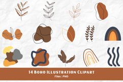 Boho Illustration Clipart Vol. 3 | 14 Variations Product Image 1