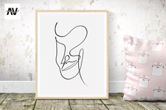 Woman Wall Art | Woman Line Art | Minimalist Wall Art Product Image 1