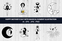 Happy Mother’s Day with Magical Element | 8 variations Product Image 1