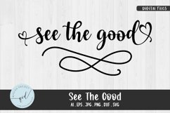 See The Good, Phrases svg Product Image 1