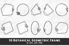 Botanical Geometric Frame | 10 Variations Product Image 1