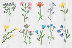 Watercolor Wild Flower Clipart | 10 variations Product Image 2