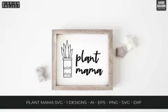 Plant Mama Svg, Plant Quotes Svg, Plant Lover Svg Product Image 2