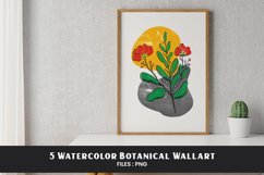 Watercolor Botanical Wall art | 5 Variations Product Image 2
