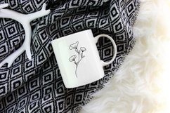 Wild Flower Sketch Line Art | 12 variations Product Image 3