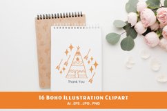 Boho Illustration Clipart | 16 Variations Product Image 3