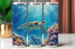 Tumbler Wrap 20 oz - sea turtle Product Image 1