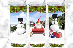 Christmas Gnome PNG 20 Oz Tumbler Wrap, Christmas Tumbler Product Image 3