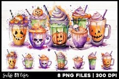 Halloween Sublimation Clipart PNG Files | Set 1 Product Image 1