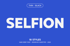 Selfion - A Modern Sans Serif Font Product Image 1