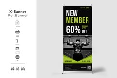 Gym Roll Up Banner Product Image 1