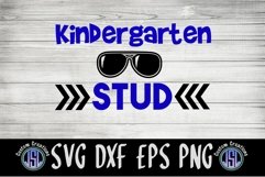 Kindergarten Stud | SVG DXF EPS PNG | School SVG File Product Image 2