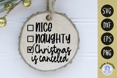 Christmas is Canceled | Ornament | SVG DXF EPS PNG Product Image 1
