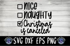 Christmas is Canceled | Ornament | SVG DXF EPS PNG Product Image 2